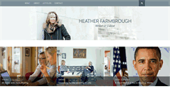 Desktop Screenshot of heatherfarmbrough.com